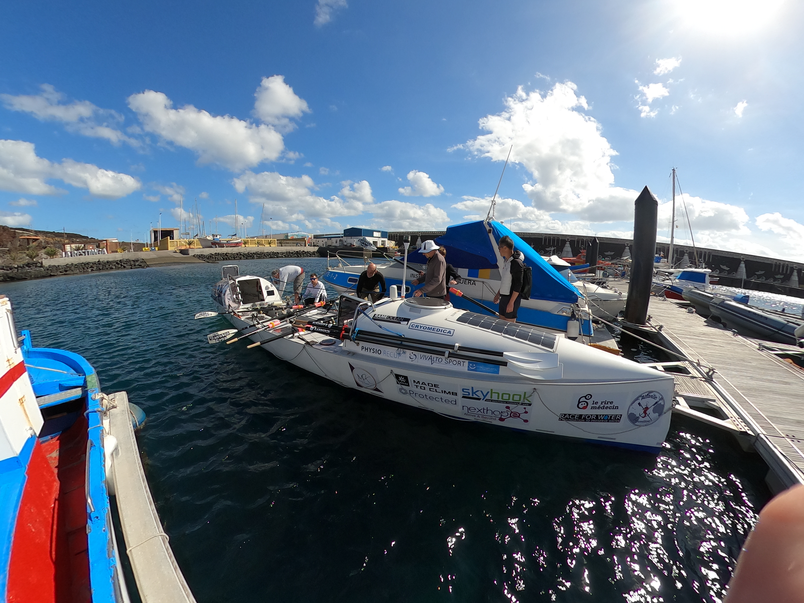 Au départ Canaries 2023 ponton